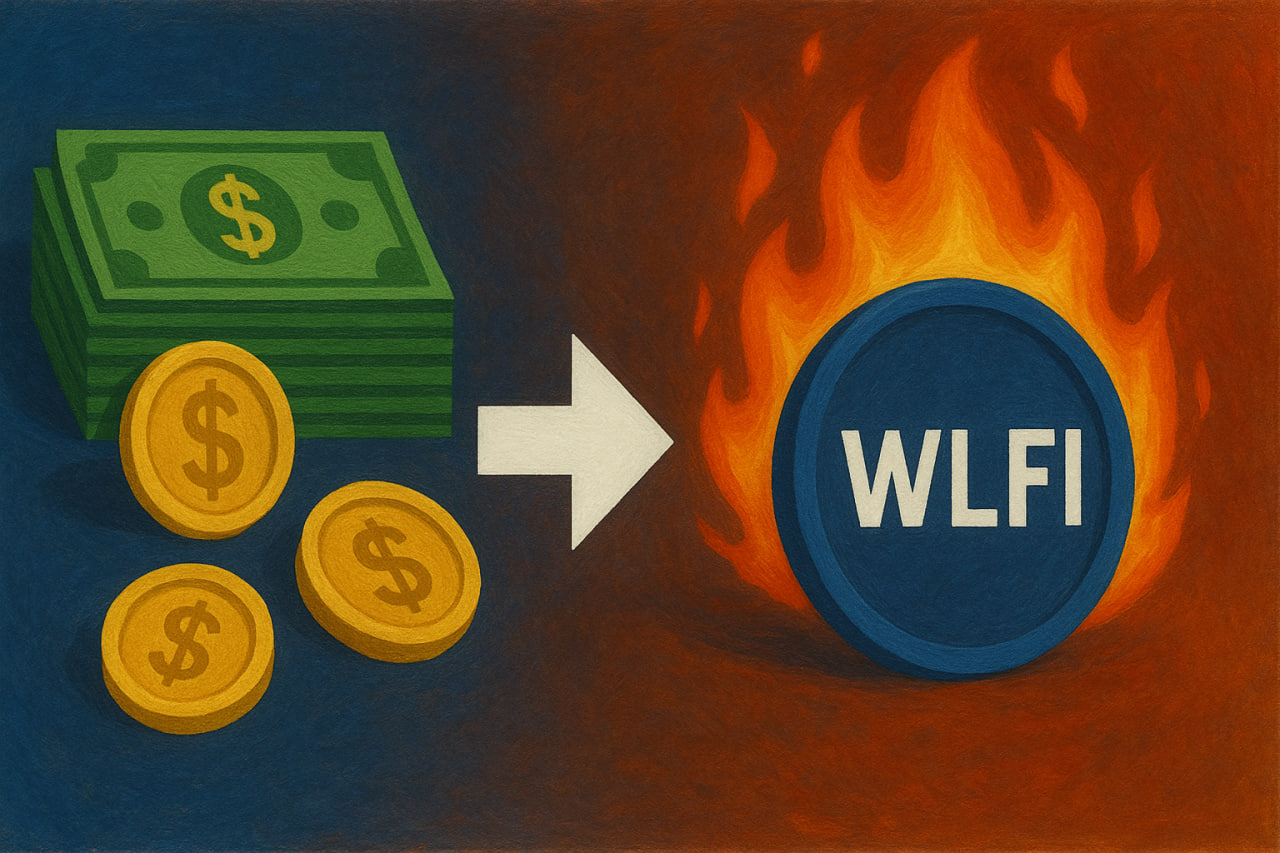 WLFI đốt 1,43 triệu USD token sau buyback 1 triệu USD