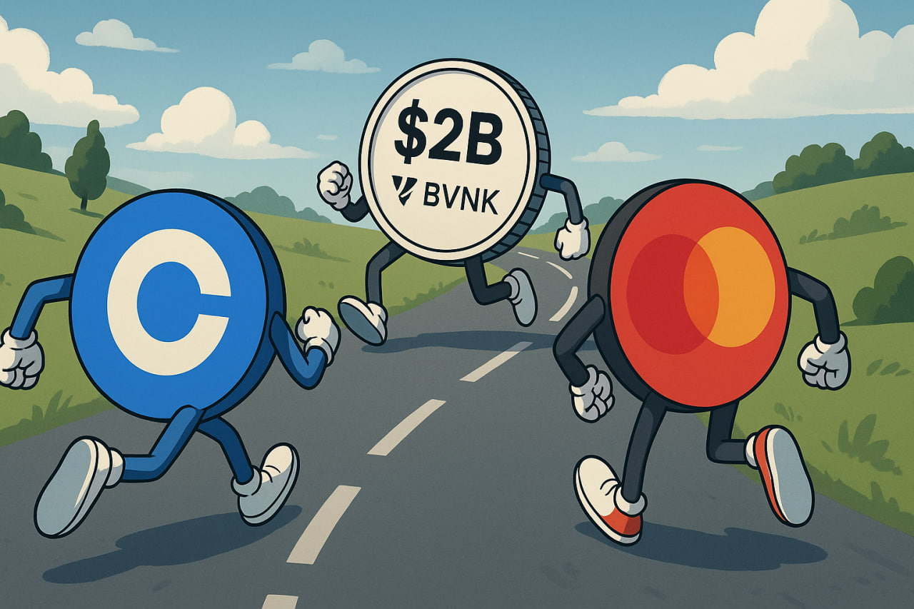 Coinbase và Mastercard chạy đua thâu tóm công ty stablecoin BVNK trị giá 2 tỷ USD