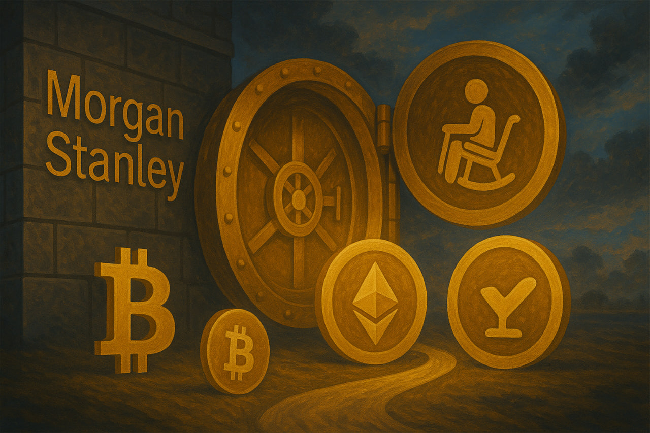 Morgan Stanley mở cửa hoàn toàn với crypto, bao gồm tài khoản hưu trí