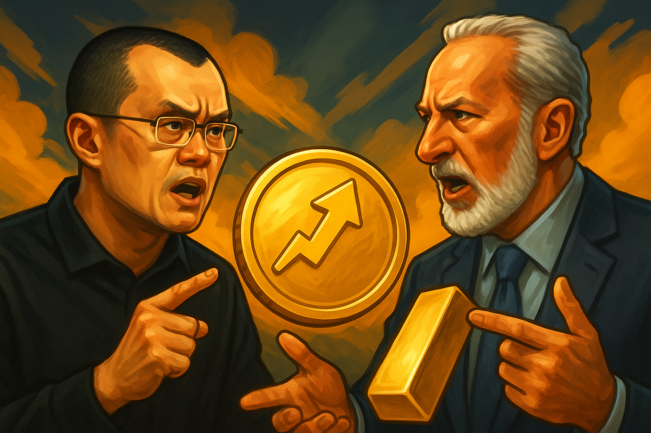 Changpeng Zhao chỉ trích kế hoạch “token hóa vàng” của Peter Schiff