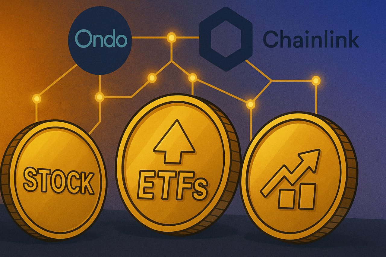 Ondo hợp tác với Chainlink thúc đẩy làn sóng token hóa cổ phiếu và ETF cho tổ chức