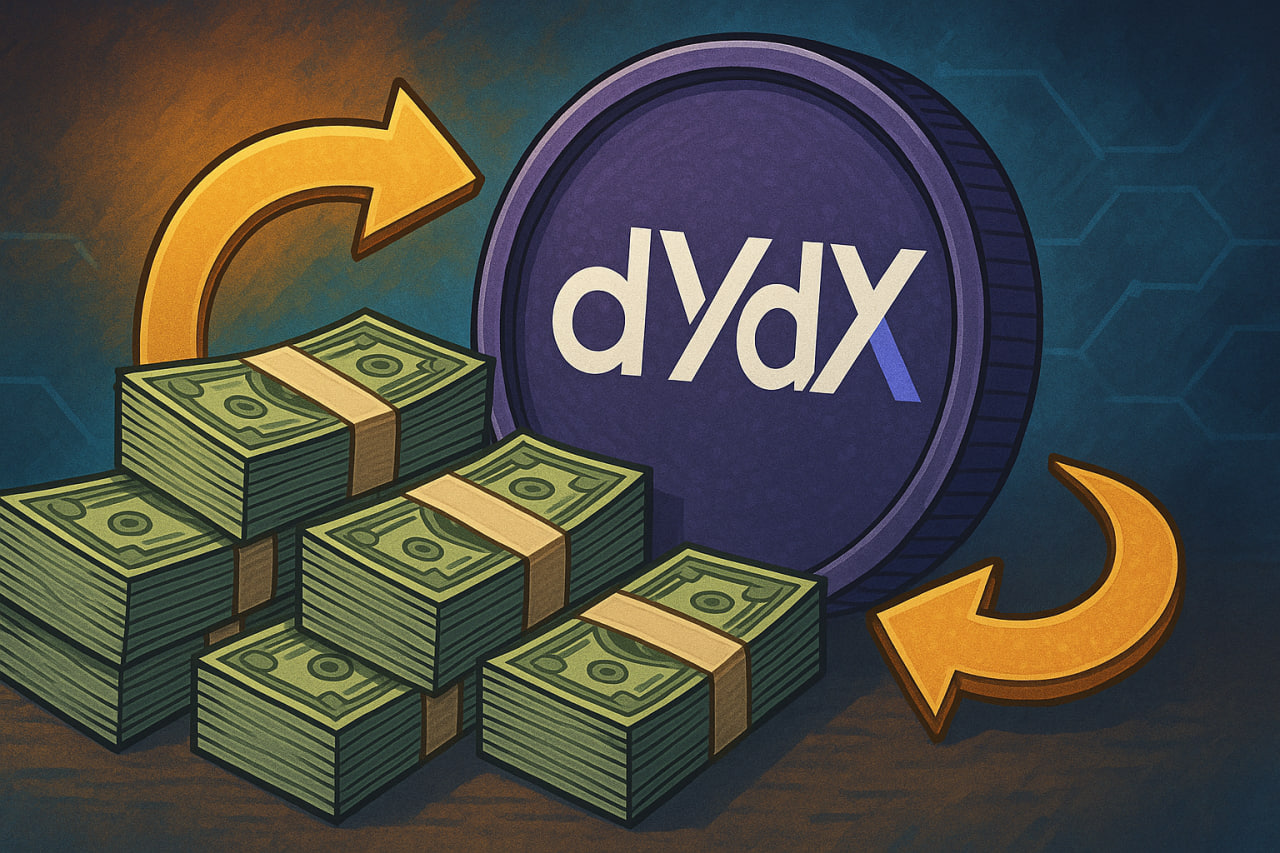 dYdX nâng mức buyback lên 75% doanh thu – một kỷ lục mới trong DeFi