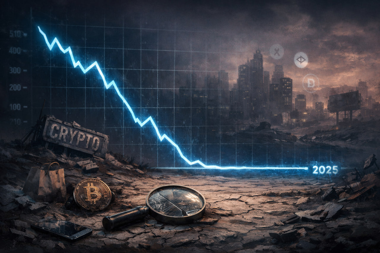 Lượng t&igrave;m kiếm &ldquo;crypto&rdquo; tr&ecirc;n Google chạm đ&aacute;y khi năm 2025 kh&eacute;p lại, retail gần như biến mất