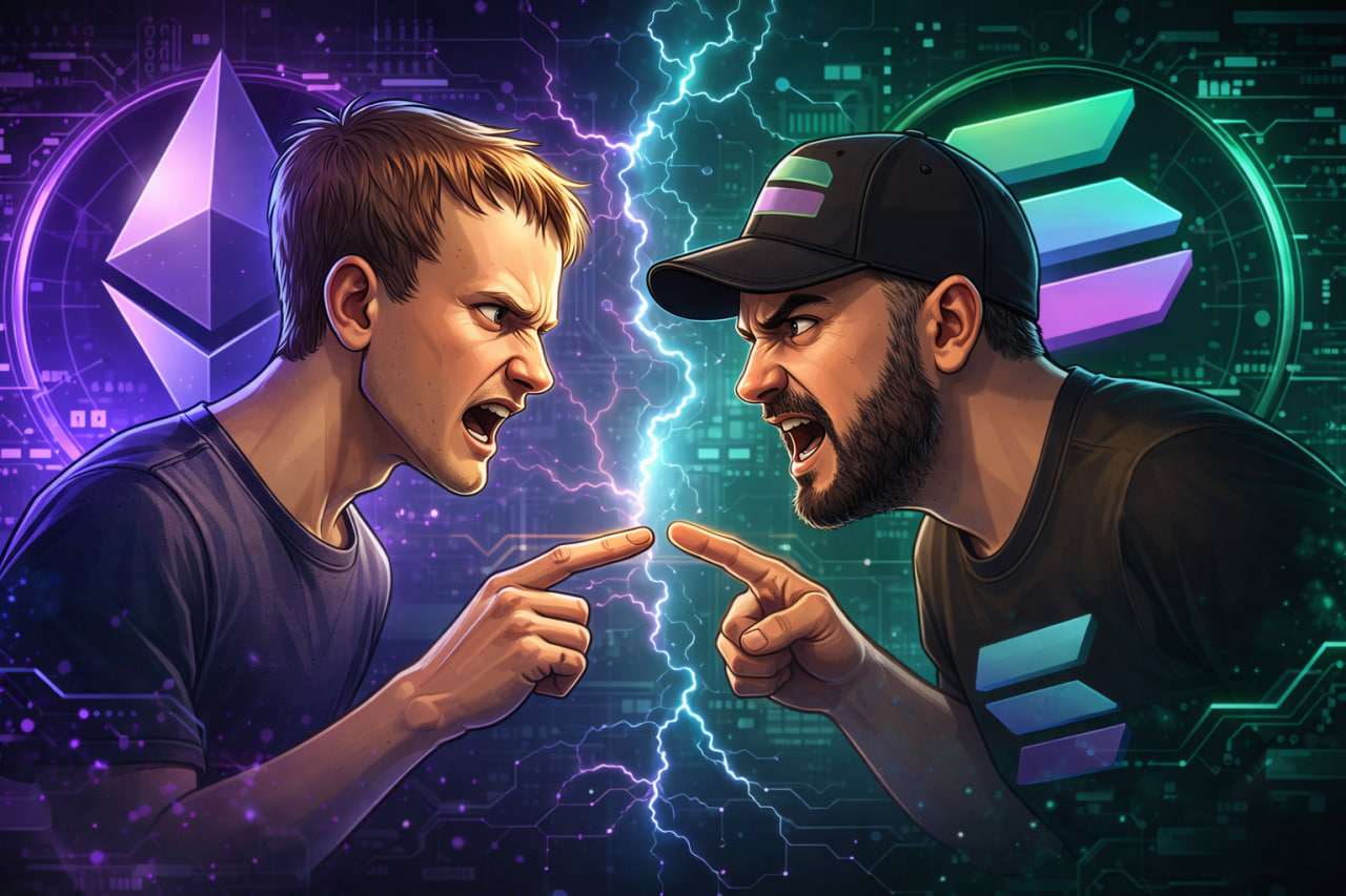 Vitalik Buterin (Ethereum) v&agrave; Anatoly Yakovenko (Solana) tranh luận về &ldquo;t&iacute;nh bền vững&rdquo; của 2 blockchain