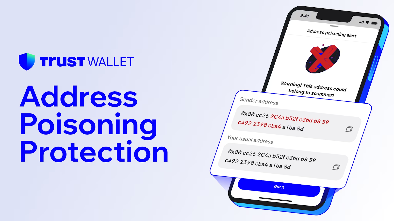 Trust Wallet bổ sung lớp bảo vệ mới trước l&agrave;n s&oacute;ng lừa đảo crypto