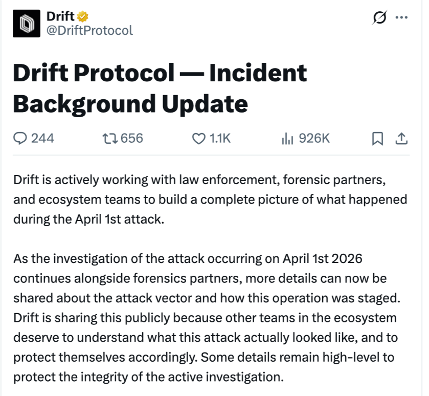 Nguồn: Drift Protocol