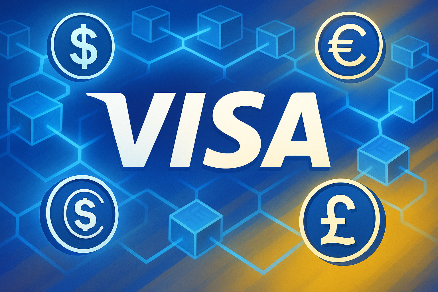 Visa mở rộng hỗ trợ 4 stablecoin trên 4 blockchain