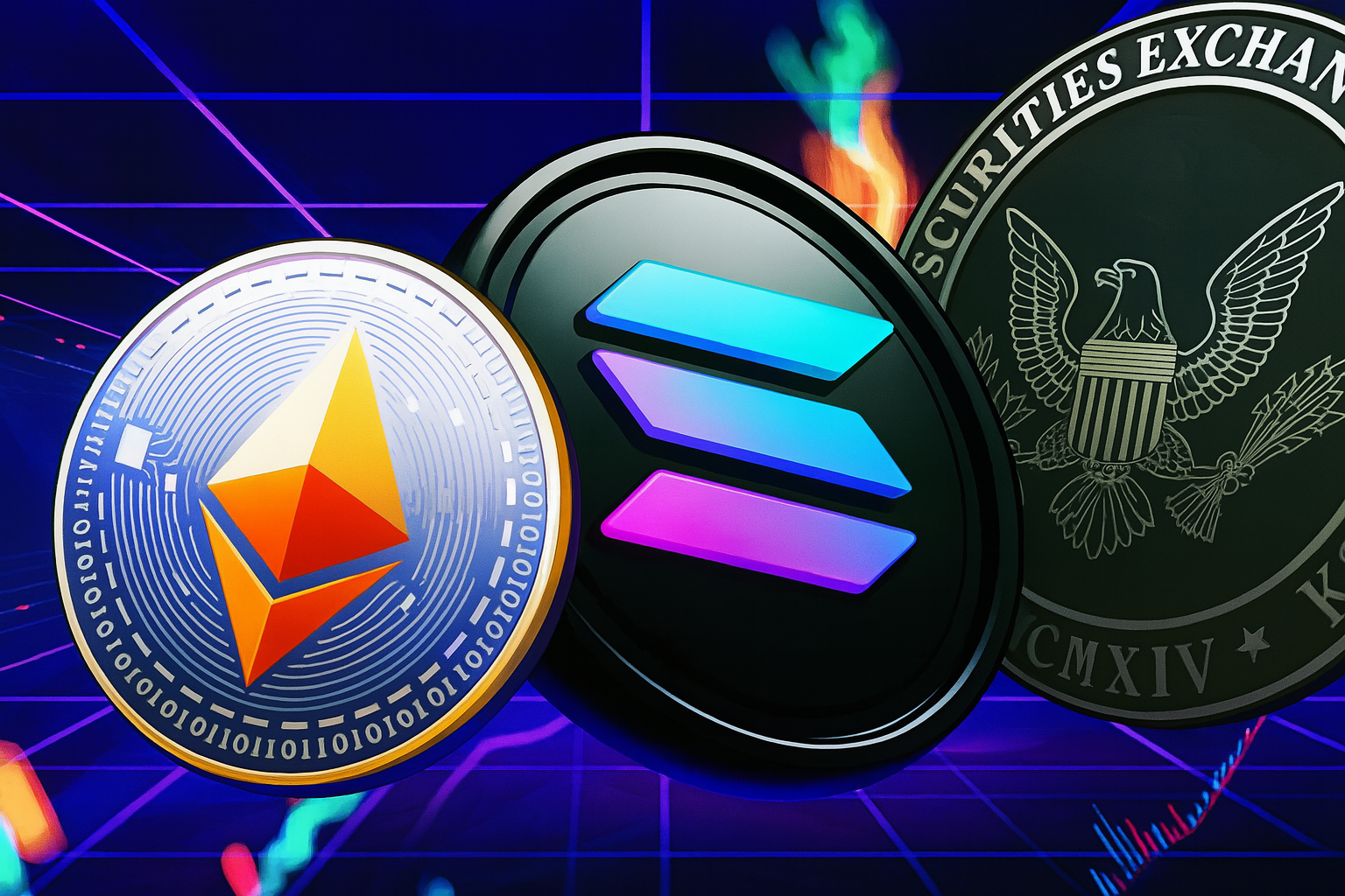 ETF staking Ethereum và Solana đầu tiên tại Mỹ sắp ra mắt