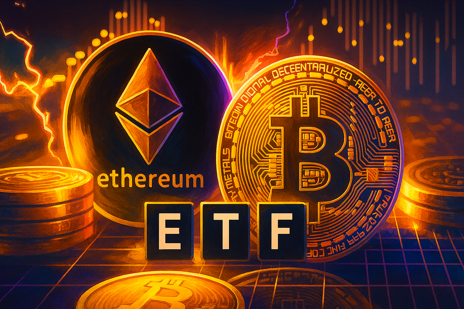 ETF Bitcoin và Ethereum thu hút hơn 4,5 tỷ USD trong tuần: Kỷ lục mới được thiết lập