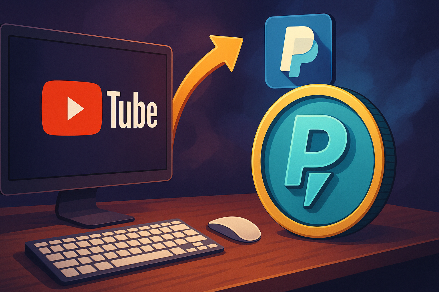 YouTube cho ph&eacute;p Creator Mỹ nhận bằng Stablecoin PYUSD