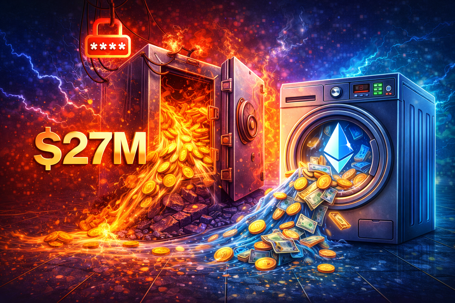 Hacker crypto tiếp tục rửa tiền ETH từ ví multisig bị xâm nhập, tổng thiệt hại vượt 27 triệu USD