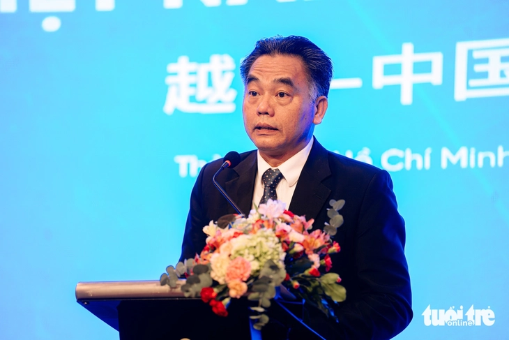 Phó chủ tịch UBND TP.HCM Nguyễn Lộc Hà phát biểu tại hội thảo 