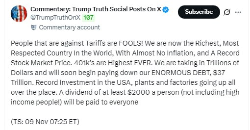 Trump chia pool thưởng từ thuế quan