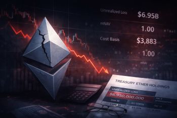 BitMine đối mặt khoản lỗ gần 7 tỷ USD khi giá ETH lao dốc