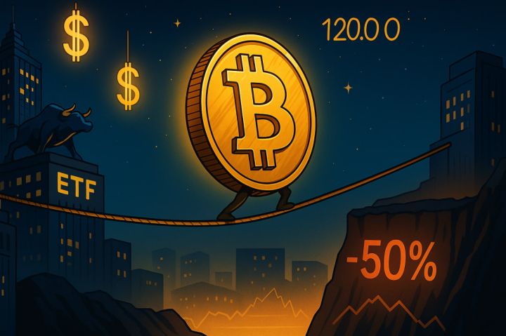 Tom Lee cảnh báo: Bitcoin có thể giảm 50% dù được Phố Wall hậu thuẫn