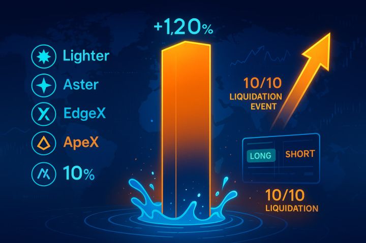 Khối lượng giao dịch Perp DEX lập kỷ lục 1,2 nghìn tỷ USD trong tháng 10