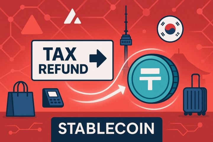 Hàn Quốc thử nghiệm mô hình hoàn thuế bằng stablecoin trên blockchain Avalanche