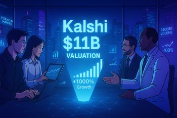 Kalshi huy động 1 tỷ USD, định giá tăng lên 11 tỷ USD sau tháng giao dịch kỷ lục