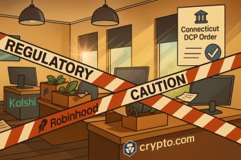 Connecticut yêu cầu Robinhood, Crypto.com và Kalshi dừng hoạt động cá cược