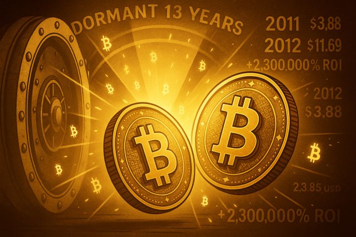 Hai đồng Casascius thức giấc sau 13 năm, kích hoạt 2.000 Bitcoin