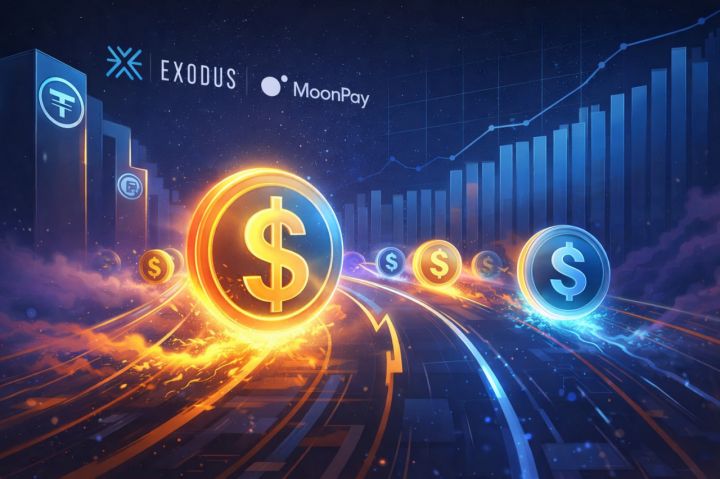 Exodus hợp tác MoonPay ra mắt stablecoin USD vào đầu năm 2026