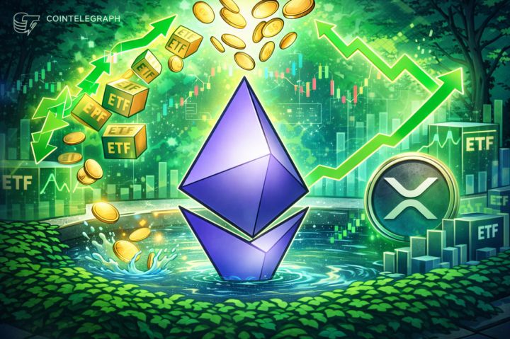Ether ETF chấm dứt đà rút vốn, XRP ETF tiếp tục tăng trưởng ổn định