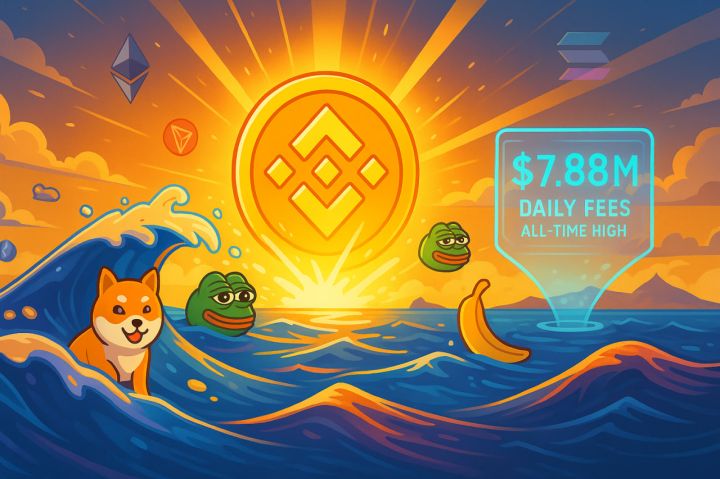 BNB Chain ghi nhận phí giao dịch cao kỷ lục nhờ làn sóng meme coin